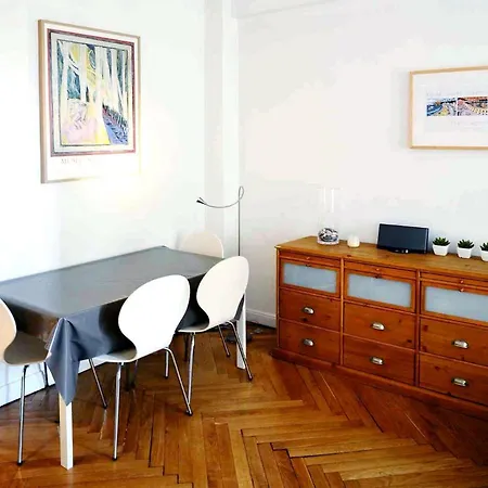 Daire Apart Riviera - Promenade Des Anglais - 1 Bedroom Apartement Ac - Carre D'or Hyper Centre - La